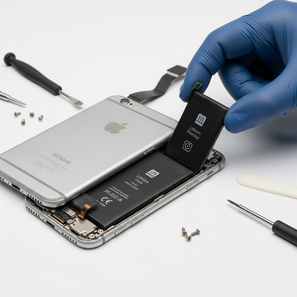 iPhone 6 akkumulátor csere – Eco Mobil Allee