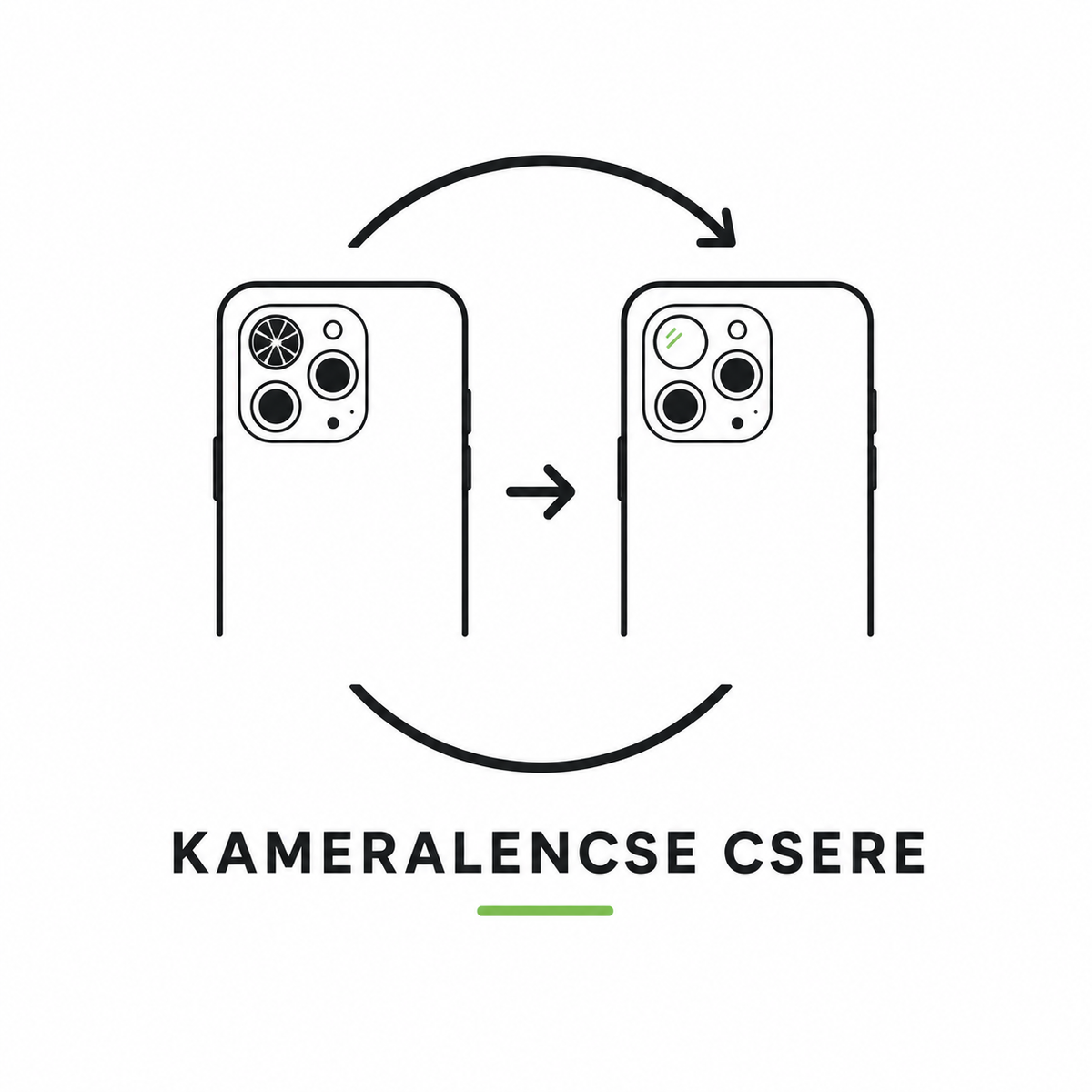 Samsung Galaxy S22 hátsó kamera csere gyári alkatrésszel - 1 órán belül