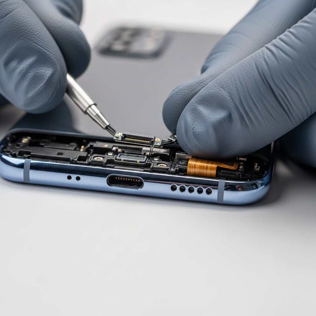 Samsung Galaxy A04s töltő csatlakozó csere – Eco Mobil Allee