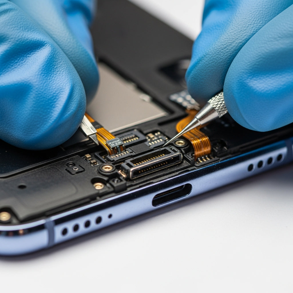 Samsung Galaxy A31 töltő csatlakozó csere – Eco Mobil Allee