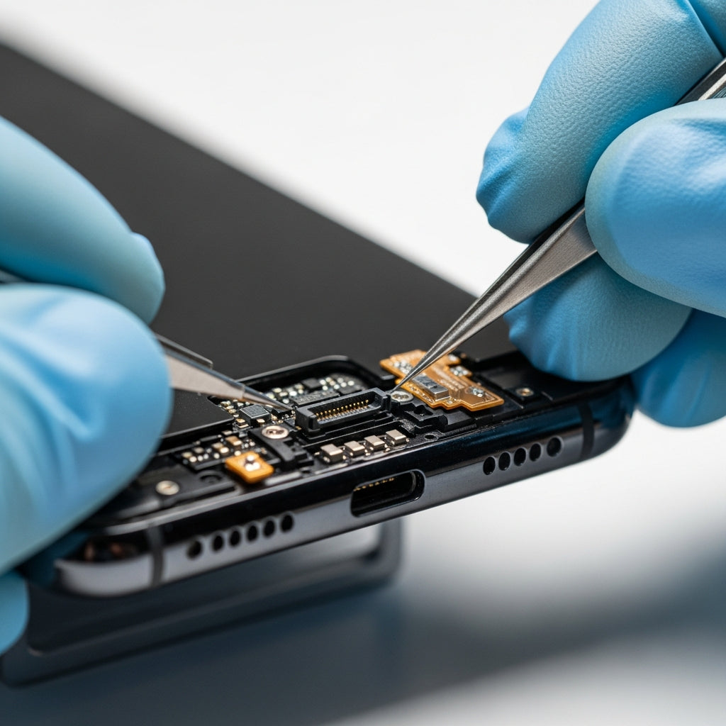 Samsung Galaxy A52 töltő csatlakozó csere – Eco Mobil Allee