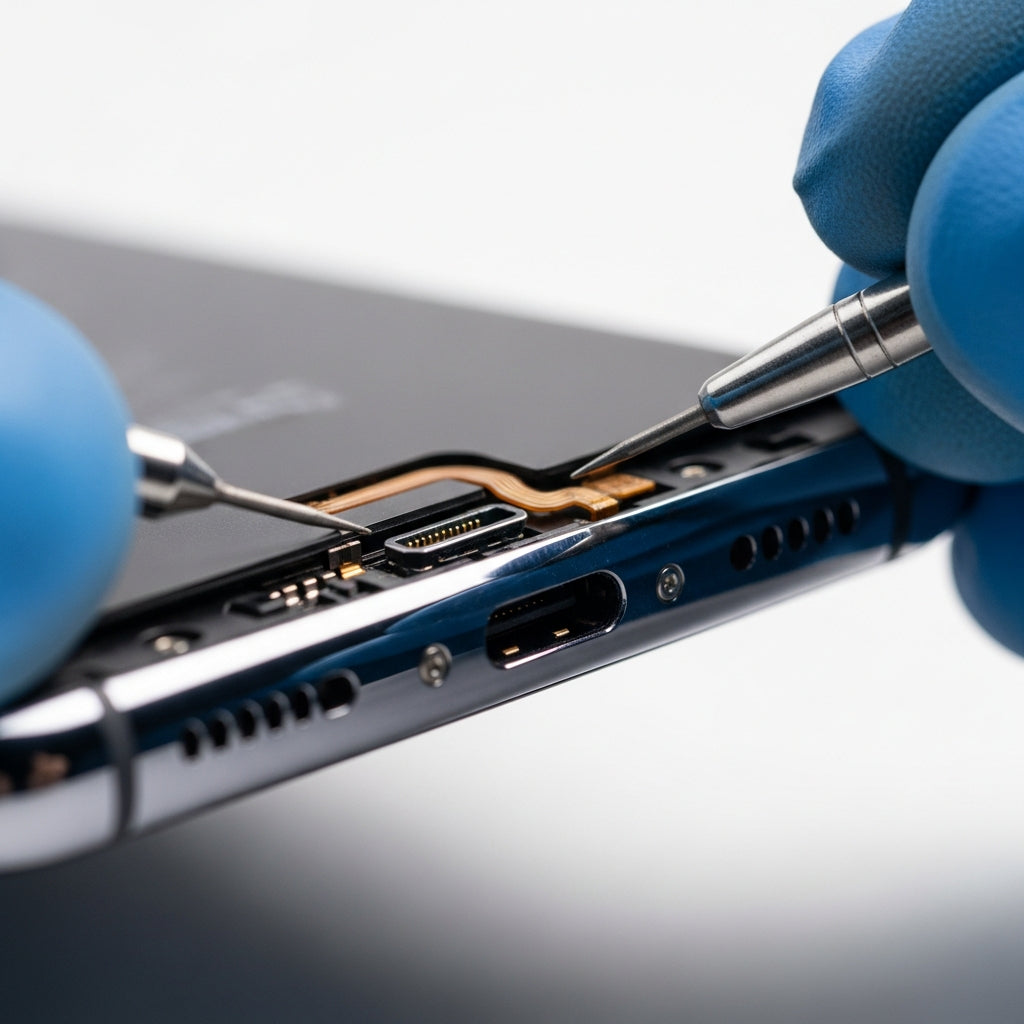 Samsung Galaxy S24 FE töltő csatlakozó csere – Eco Mobil Allee