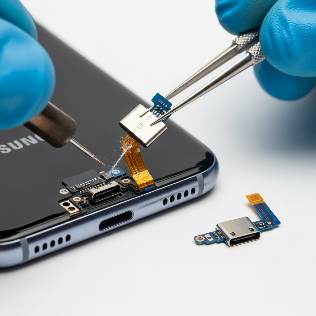 Samsung Galaxy A20 töltő csatlakozó – Eco Mobil Allee
