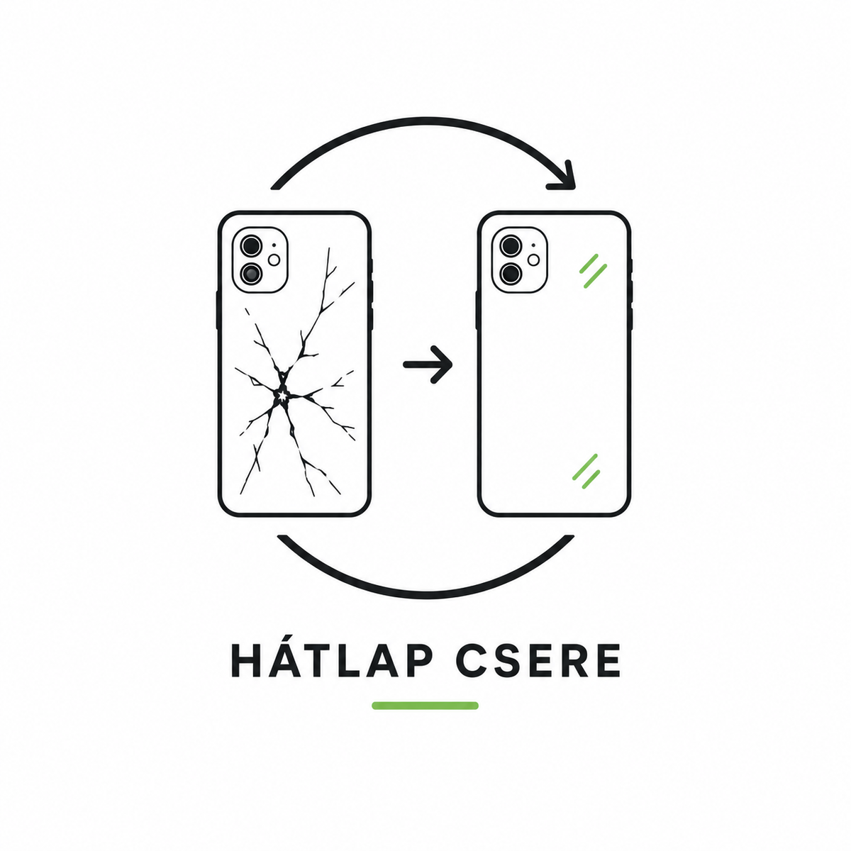 Xiaomi Redmi 13C Hátlap Csere