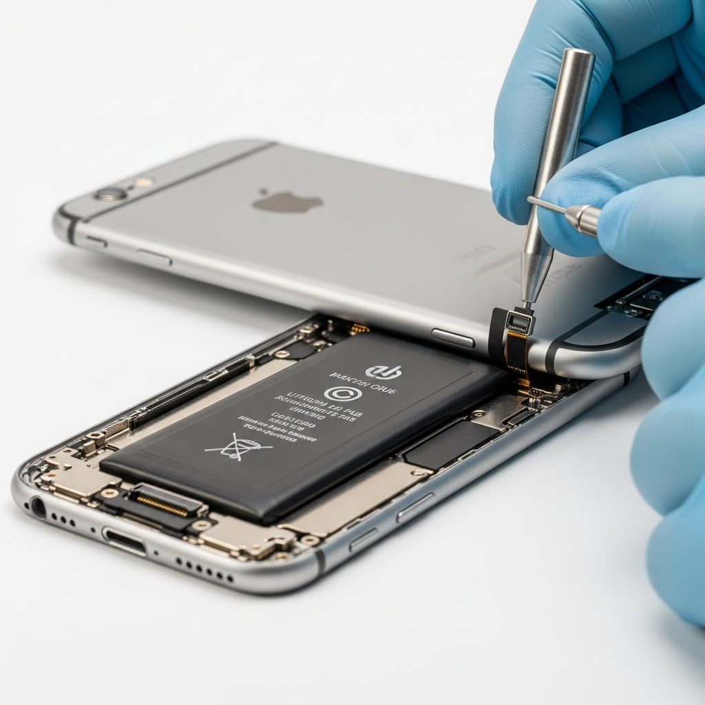 iPhone 6 Plus akkumulátor csere – Eco Mobil Allee