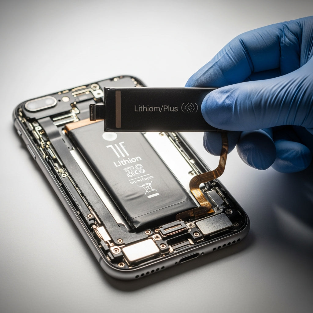 iPhone 8 Plus akkumulátor csere – Eco Mobil Allee