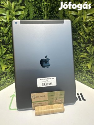Apple iPad 8th Gen Kártyafüggetlen 32 GB, 12 hó garancia