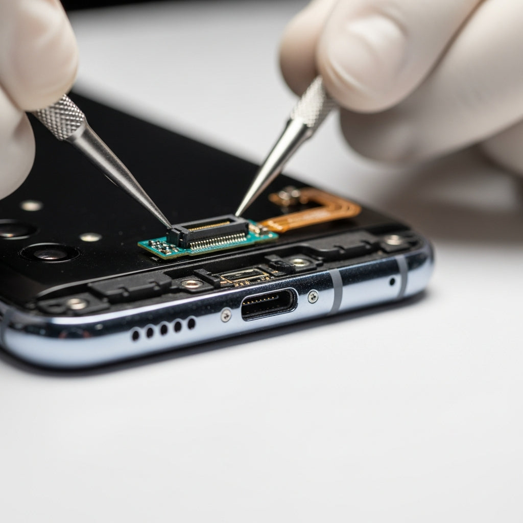 Samsung Galaxy A22 5G töltő csatlakozó csere – Eco Mobil Allee