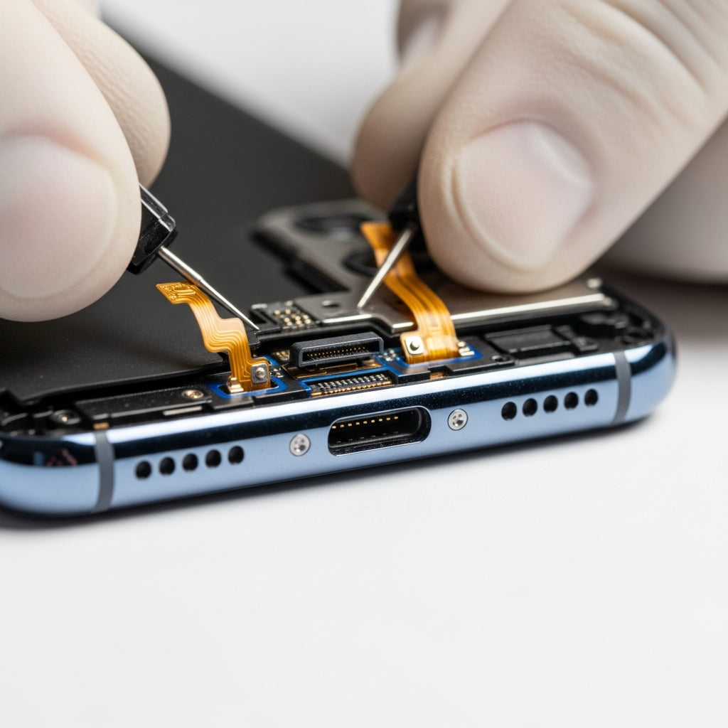 Samsung Galaxy A32 5G töltő csatlakozó csere – Eco Mobil Allee
