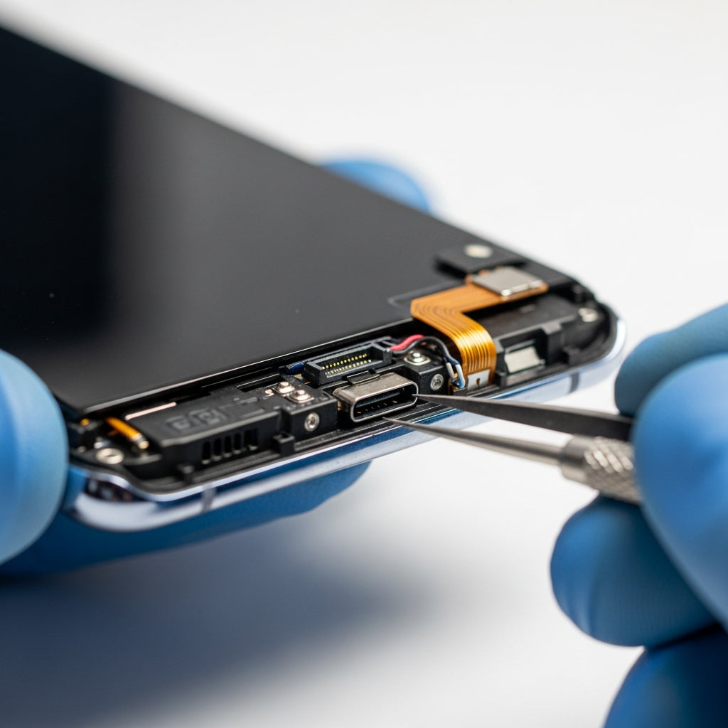 Samsung Galaxy A34 töltő csatlakozó csere – Eco Mobil Allee