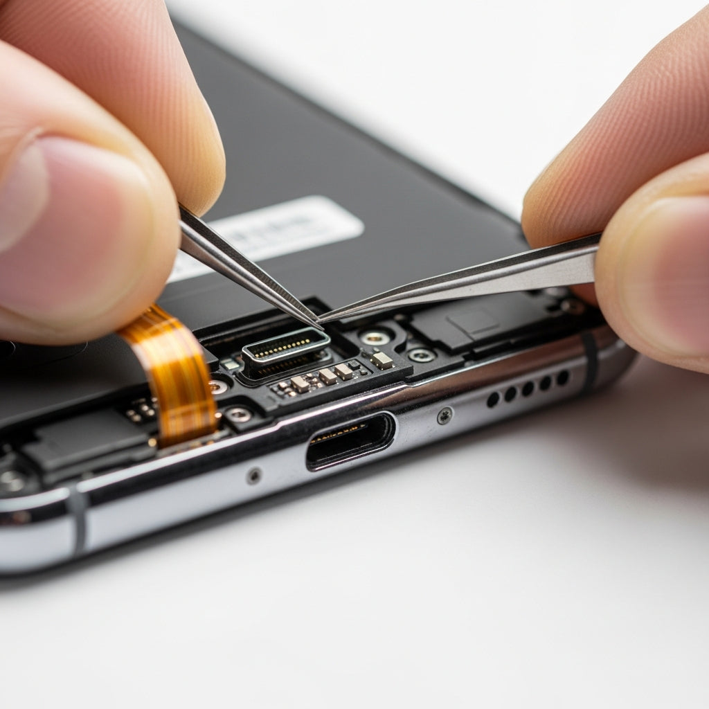 Samsung Galaxy A35 töltő csatlakozó csere – Eco Mobil Allee