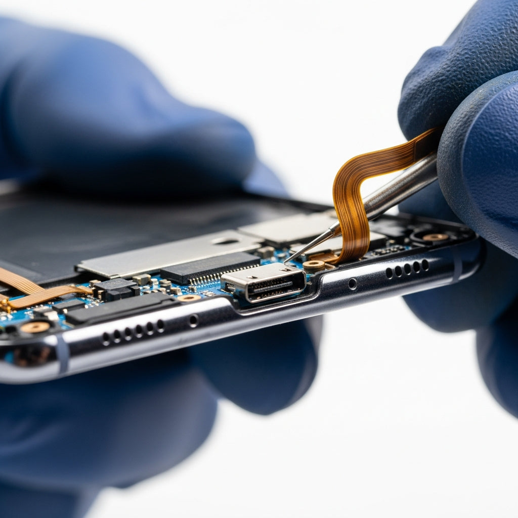 Samsung Galaxy A51 töltő csatlakozó csere – Eco Mobil Allee