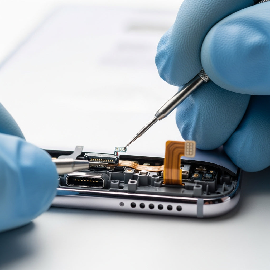 Samsung Galaxy S10 töltő csatlakozó csere – Eco Mobil Allee