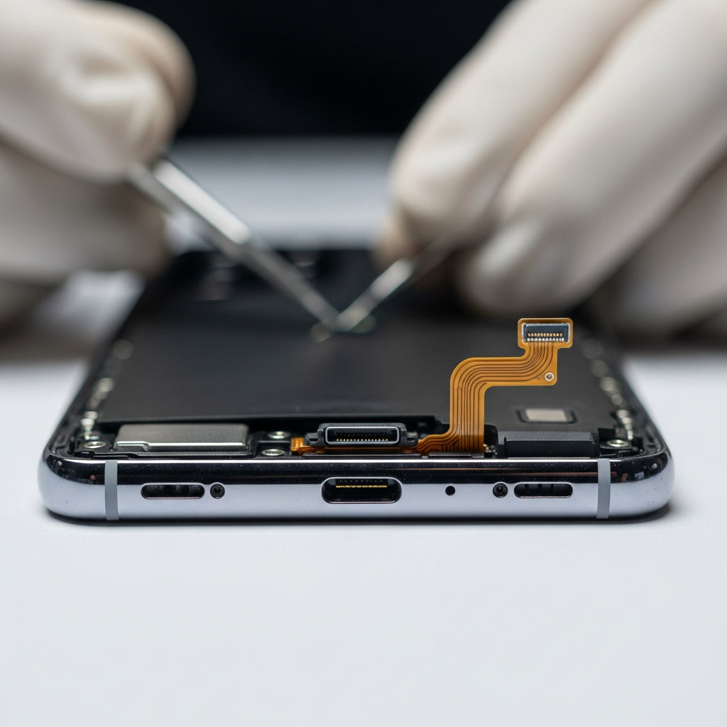 Samsung Galaxy S22 Ultra töltő csatlakozó csere – Eco Mobil Allee