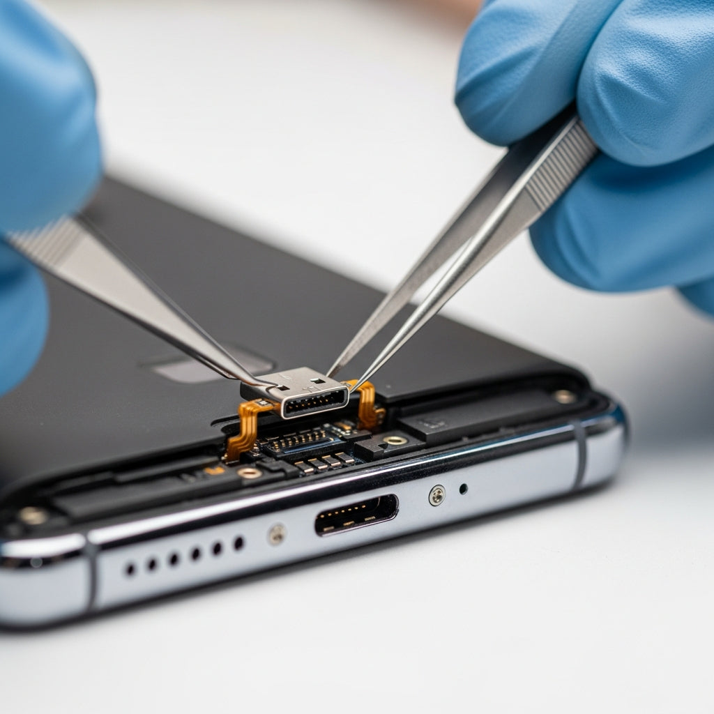Samsung Galaxy S24 Ultra töltő csatlakozó csere – Eco Mobil Allee
