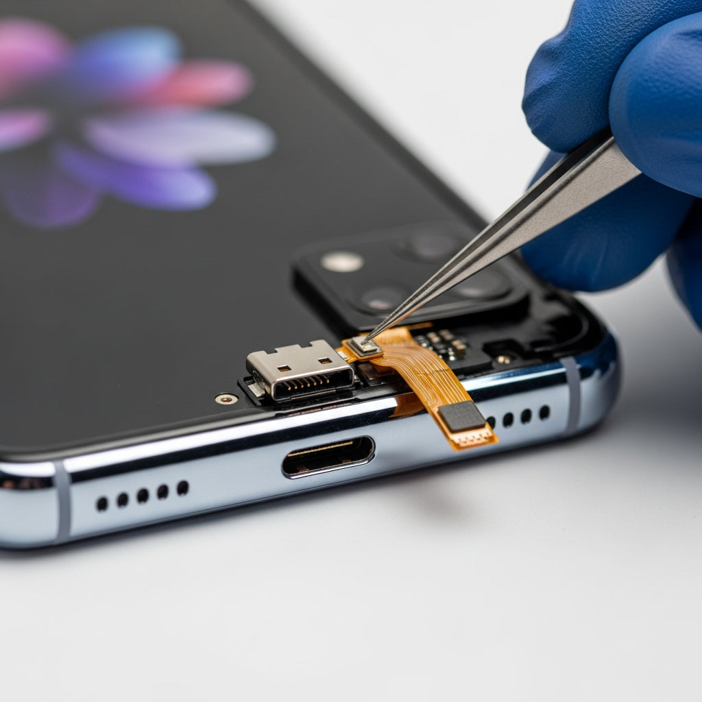 Samsung Galaxy Z Fold 3 töltő csatlakozó csere – Eco Mobil Allee