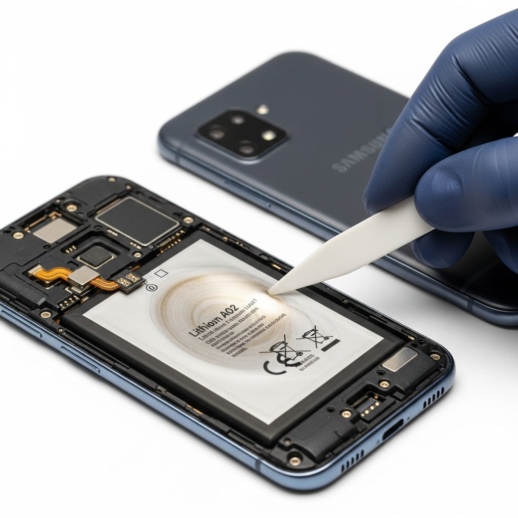 Samsung Galaxy A02 akkumulátor csere – Eco Mobil Allee