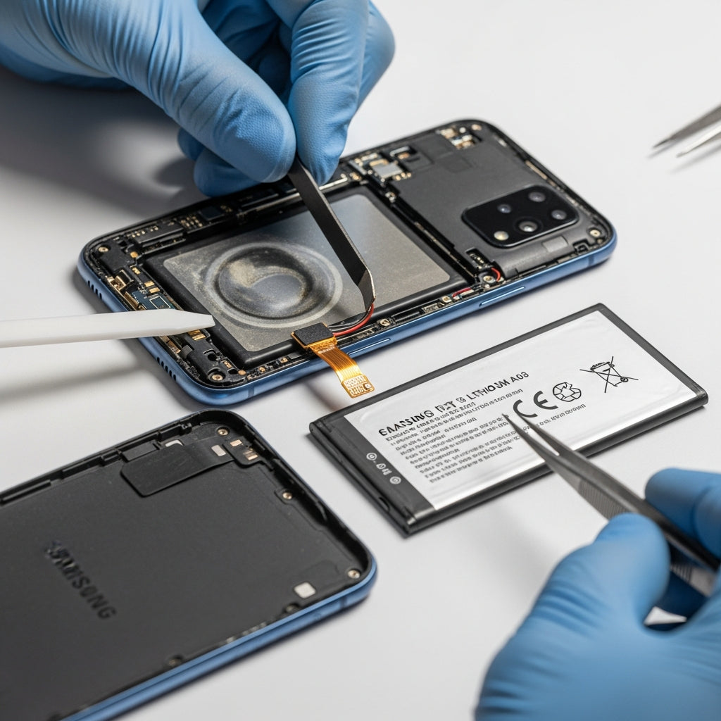 Samsung Galaxy A03 akkumulátor csere – Eco Mobil Allee